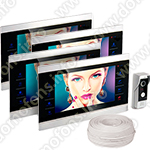 Комплект видеодомофона с четырьмя мониторами HDcom S-104