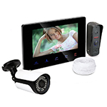 Комплект видеодомофон HDcom B707 и уличная антивандальная камера KDM-6215G