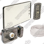 видеодомофон для коттеджа с электрозамком, домофон для коттежда с замком