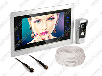 Комплект видеодомофона с камерами HDcom S-101AHD + две камеры KDM-5405B