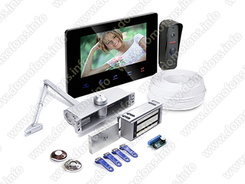 Комплект HDcom B707 с электромагнитным замком Power Lock-400G