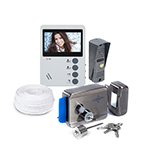 Комплект видеодомофона Eplutus EP-4407 с электромеханическим замком Anxing Lock-AX091