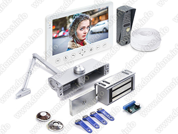 Комплект видеодомофона Eplutus EP-4815 с электромагнитным замком Power Lock 400G