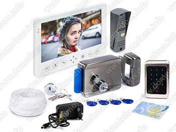 Комплект видеодомофона Eplutus EP-4815 с электромеханическим замком Anxing Lock-Титан