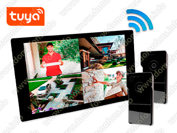 Беспроводной комплект домофона SkyNet 1000 (2+0)