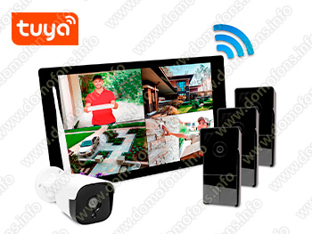 Беспроводной комплект домофона SkyNet 1000 (3+1)