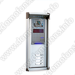 Вызывная многоквартирная видеопанель OP-D7D6-4 вид спереди