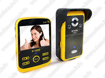 Беспроводной видеодомофон «Переносной REC NEW» общий вид спереди