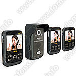 Видеодомофон беспроводной цветной Переносной REC TRIO NEW общий вид спереди