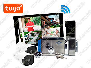 Беспроводной комплект домофона SkyNet 1000 (1+2+AX091)