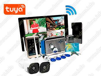 Беспроводной комплект домофона SkyNet 1000 (1+2+Titan)