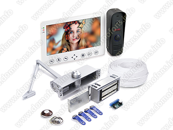 Комплект HDcom W715 с электромагнитным замком Power Lock-400G