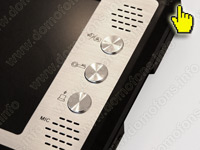 Видеодомофон цветной ШН-888 кнопки управления