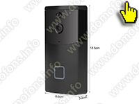 Беспроводной Wi-Fi IP видеодомофон ACTOP IP-007C - размеры вызывной панели