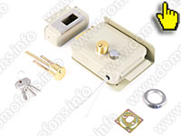 Комплектация электромеханического замка Anxing Lock AX046