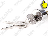 Цилиндровый механизм электромеханического замка Anxing Lock - Зенит с контролером