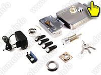 Комплектация электромеханического замка Anxing Lock - Зенит с контролером