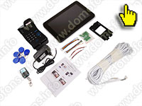 Видеодомофон со считывателем Ennio S11 комплектация