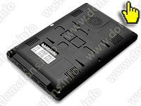 Цветной HD цифровой 7 домофон Eplutus EP-7300-B - разъемы подключения на мониторе