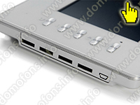 Цветной HD домофон 7 для частного дома Eplutus EP-7300-W - основные кнопки управления монитора