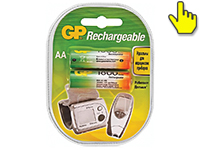 Аккумулятор GP AA 1800 mAh NiMH в заводской упаковке
