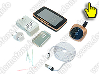 Дверной GSM видеоглазок GSM IT-2 комплектация