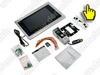 Проводной AHD видеодомофон HDcom S-101AHD комплектация