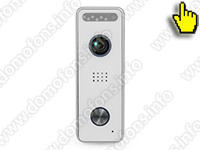 Беспроводной Wi-Fi IP видеодомофон HDcom 207IP - передняя панель