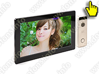 HDcom B-121T FHD Full HD видеодомофон сенсорный c записью по движению