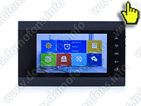 Wi-Fi AHD видеодомофон высокого разрешения HDcom B-706-AHD-IP - меню взаимодействия