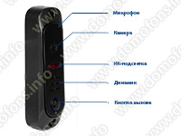 Проводной видеодомофон HDcom B-714AHD вызывная панель