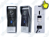 HD IP Wi-Fi видеодомофон высокого разрешения HDcom S-711-IP - габариты вызывной панели