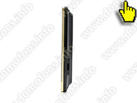 Монитор домофона HDcom S-710-IP-M - боковая панель