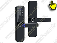 HDcom SL-801 Tuya-WiFi - биометрический Wi-Fi замок с отпечатком пальца - общий вид