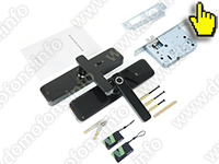 HDcom SL-801 Tuya-WiFi - биометрический Wi-Fi замок с отпечатком пальца - комплектация