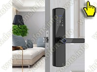 Умный биометрический замок со сканером пальца HDcom SL-810 Tuya-Smart-Bt