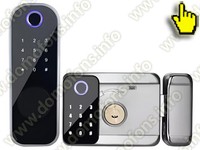 Умный биометрический электронный Wi-Fi замок на дверь HDcom SL-812-3 Tuya-WiFi