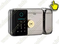 Умный биометрический электронный Wi-Fi замок на дверь HDcom SL-812-3 Tuya-WiFi