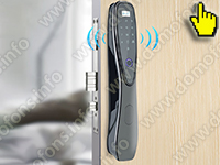 HDcom SL-910 Tuya-WiFi - биометрический Wi-Fi Smart замок (смарт замок) - пример установки