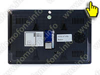 Монитор домофона HDcom S-714-IP-M - задняя панель