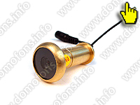 Беспроводной видеоглазок с записью Radio DVR глазок общий вид