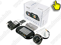 Цветной видеоглазок iHome-2WG комплектация