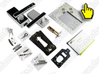 Биометрический электромеханический замок ML-10-ID комплектация