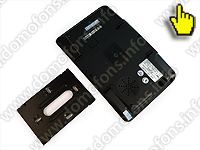 Цветной видеомонитор D6A8M2 вид сзади крепление 