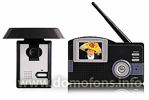 Видеодомофон беспроводной цветной Настольный общий вид спереди Видеодомофон беспроводной цветной Настольный общий вид спереди