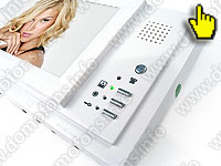 Цветной видеодомофон 7 дюймов с записью NSK-7456 кнопки управленя