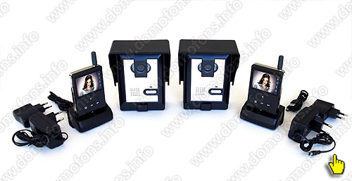  Беспроводной видеодомофон  Переносной REC QUADRO