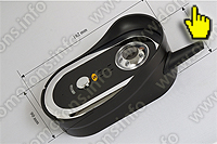 Размеры беспроводного домофона Переносной 999