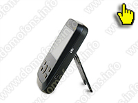 Беспроводной видеодомофон Переносной ФОТО Plus-302 1+1 монитор вид сбоку