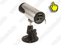 Беспроводной видеоглазок с дополнительной аккумуляторной камерой Radio DVR + KS-301 видеокамера KS-301